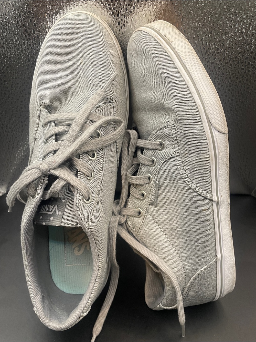 Vans Gray Canvas Low-Top Sneakers - Light Gray 000914